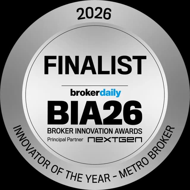Broker Daily Broker Innovation Awards 2026 finalist — Innovator of the Year, Metro Broker